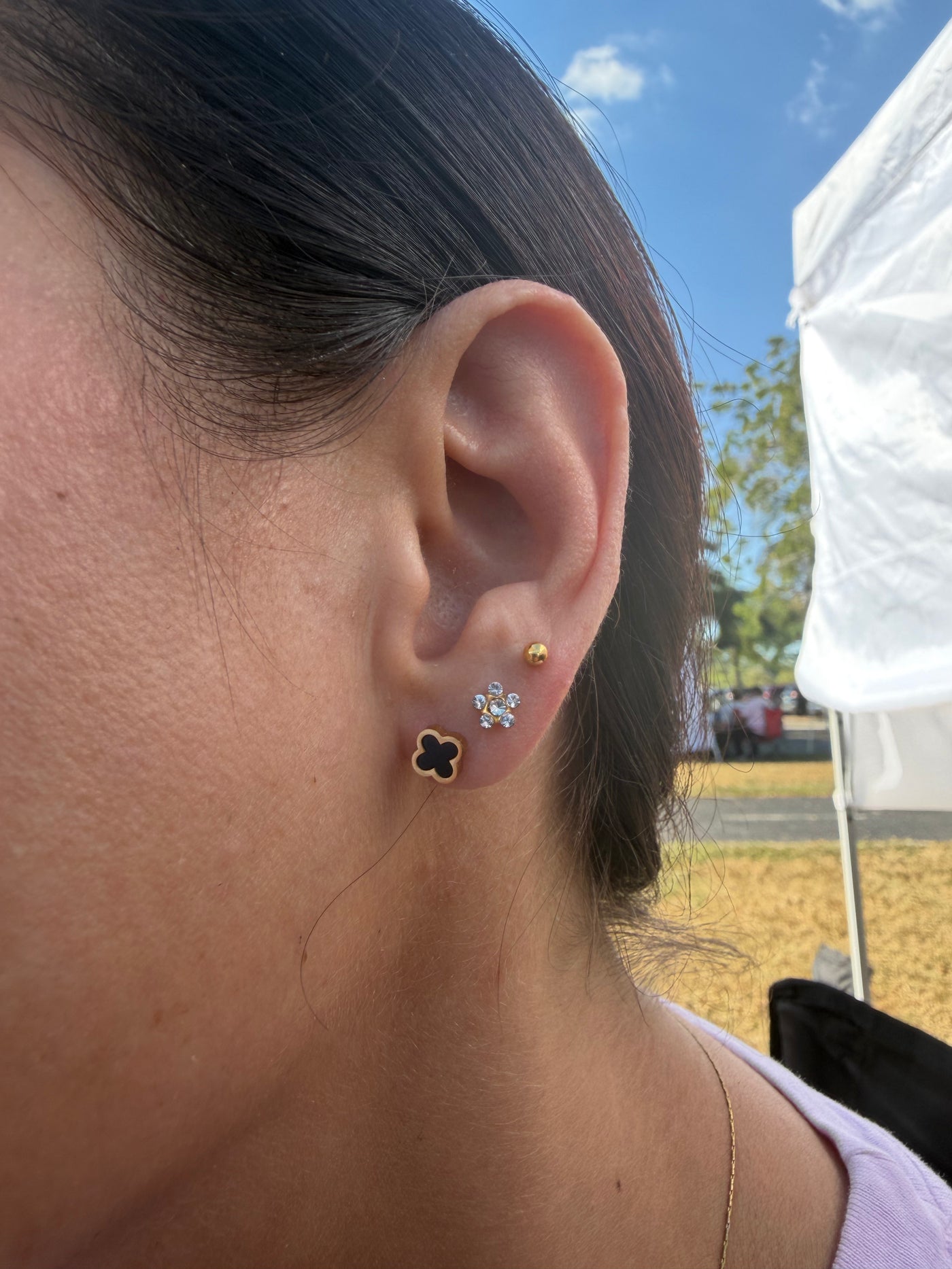 Clover small earrings