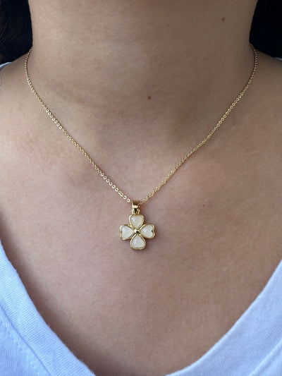 Jade Flower Necklace