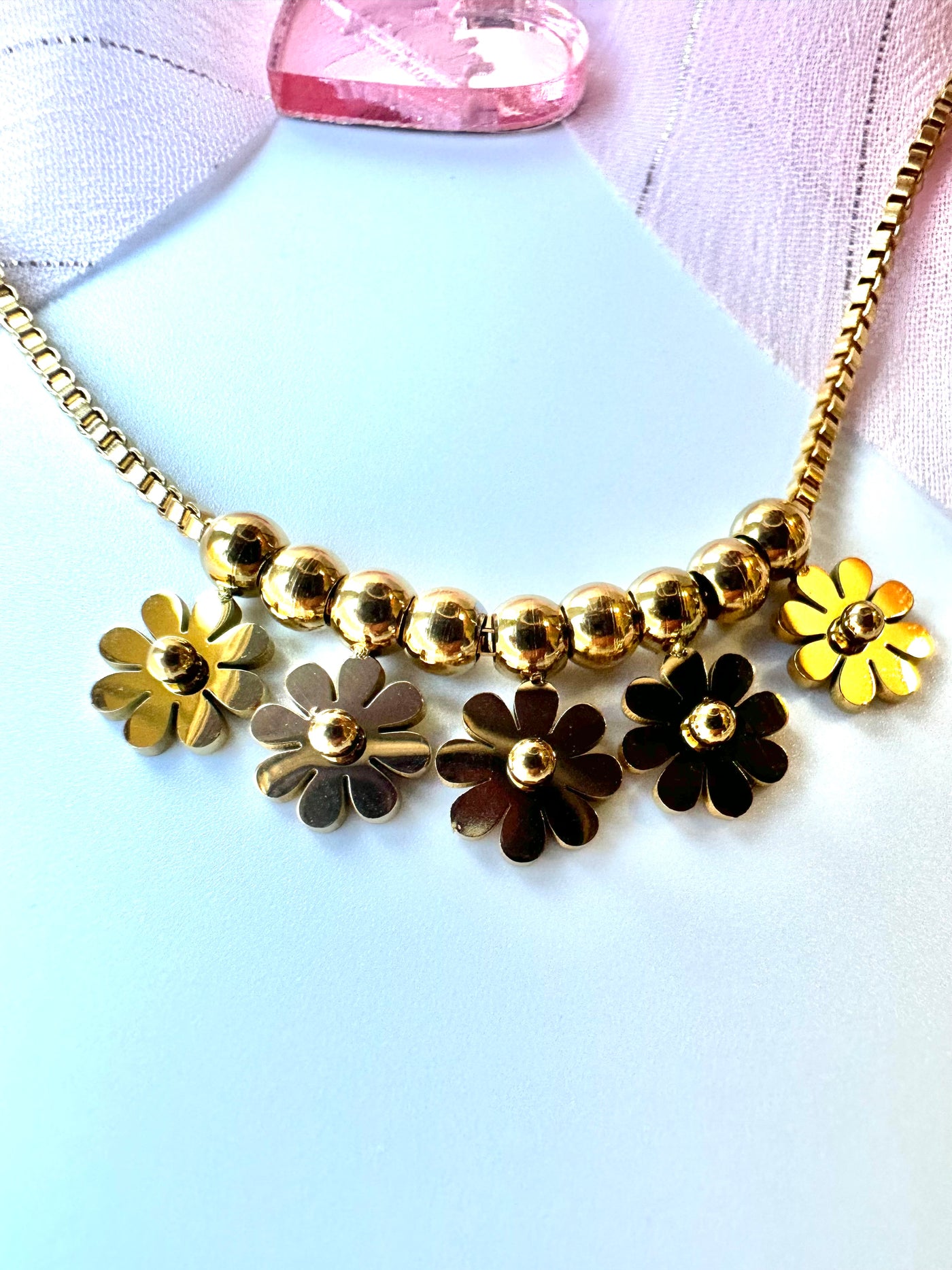 Flowers Pendant Necklace