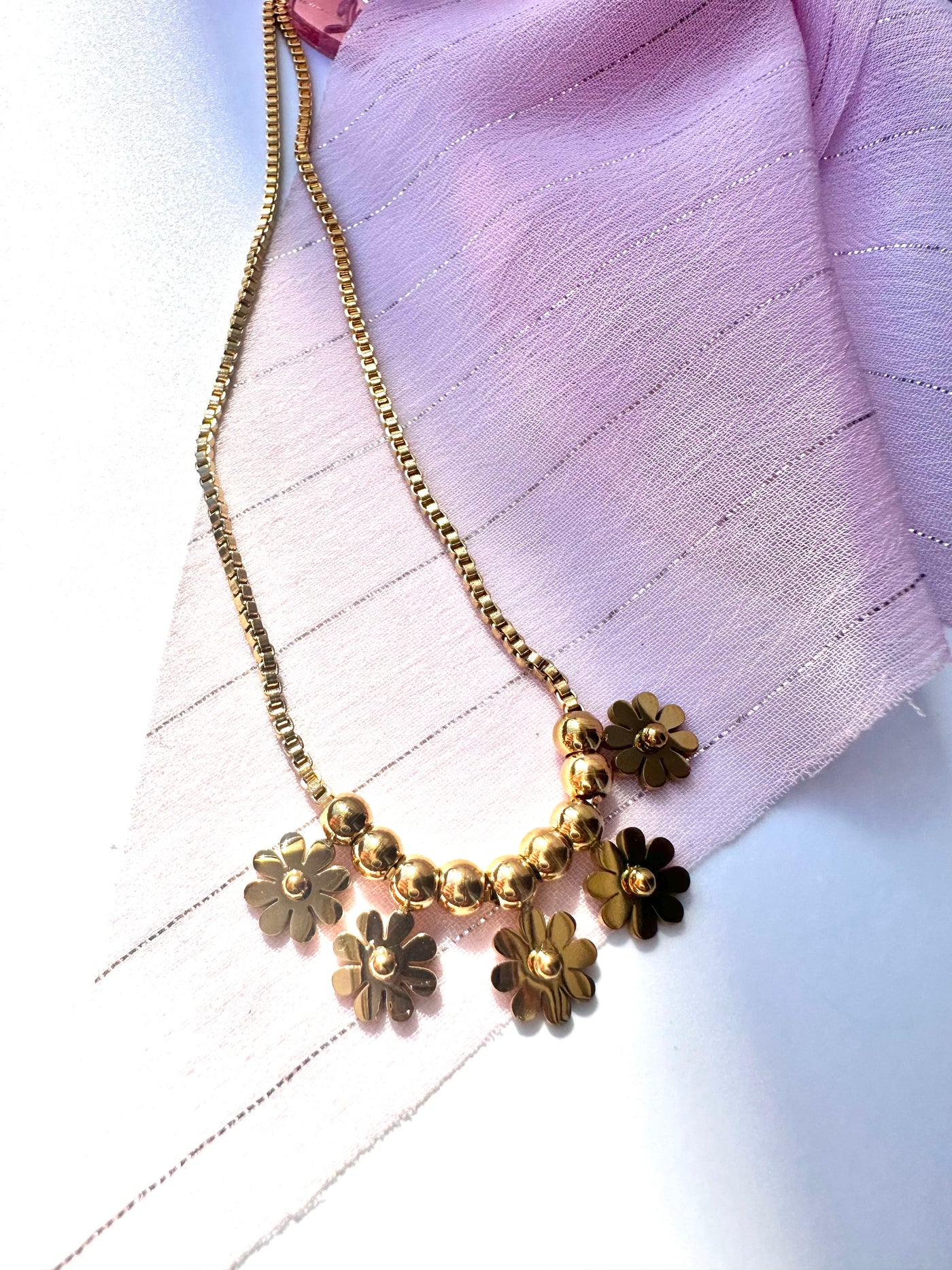 Flowers Pendant Necklace