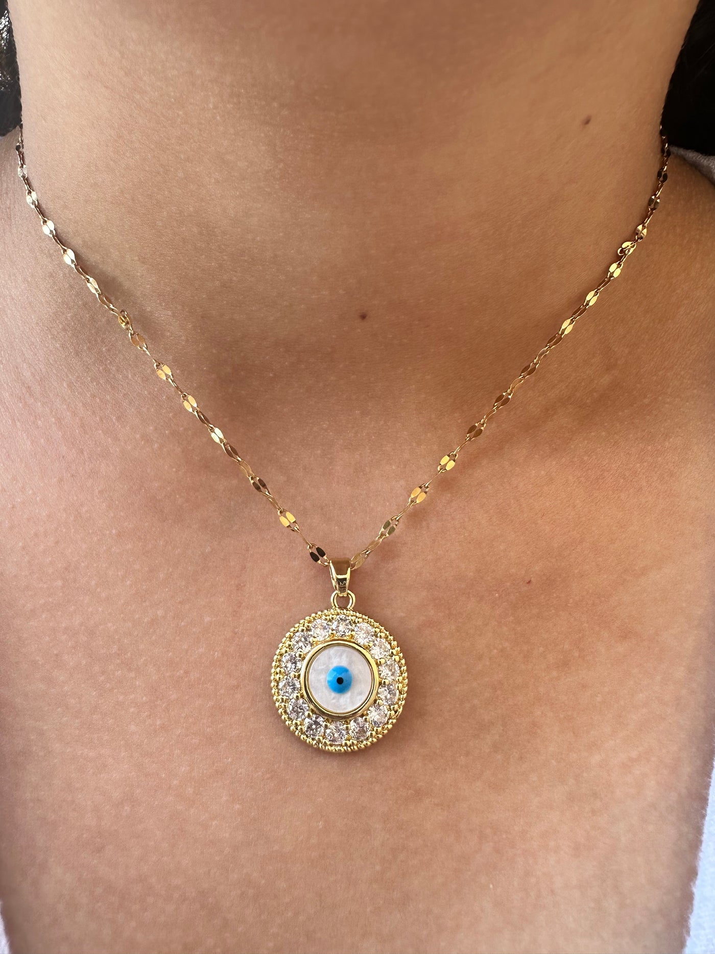 Circle Eye Necklace