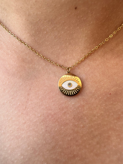 Eye Round Necklace