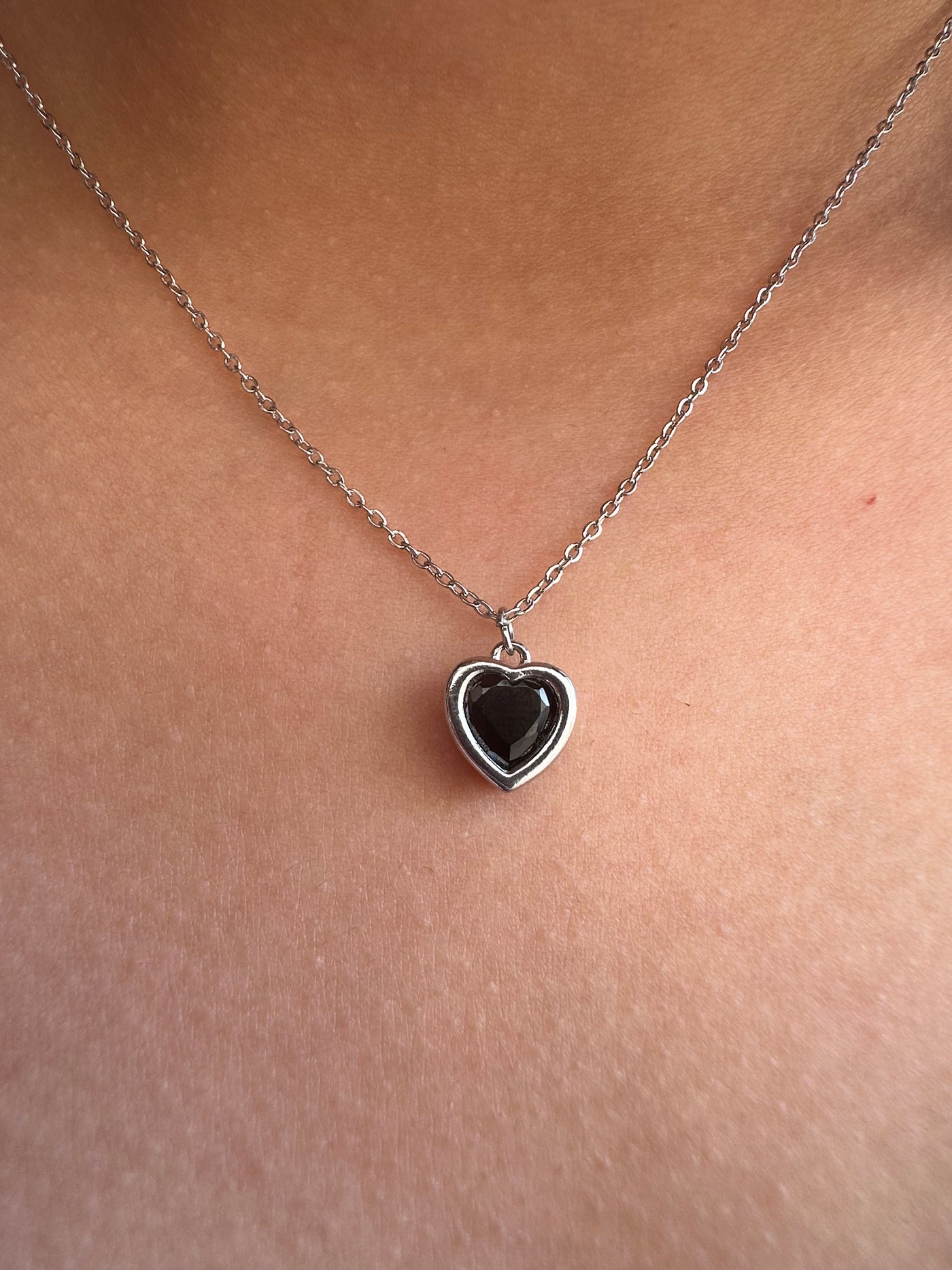 Silver Small Heart Necklace