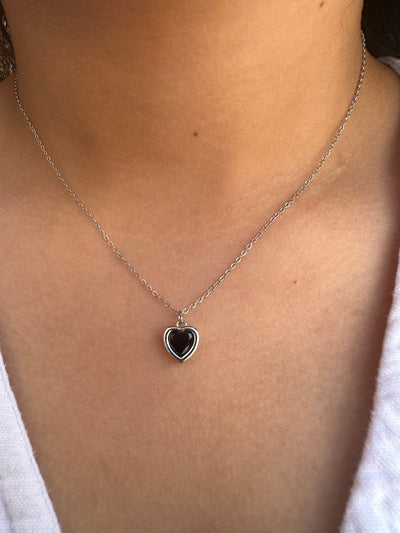 Silver Small Heart Necklace