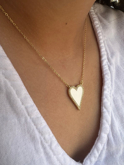 Zirconia Heart Necklace