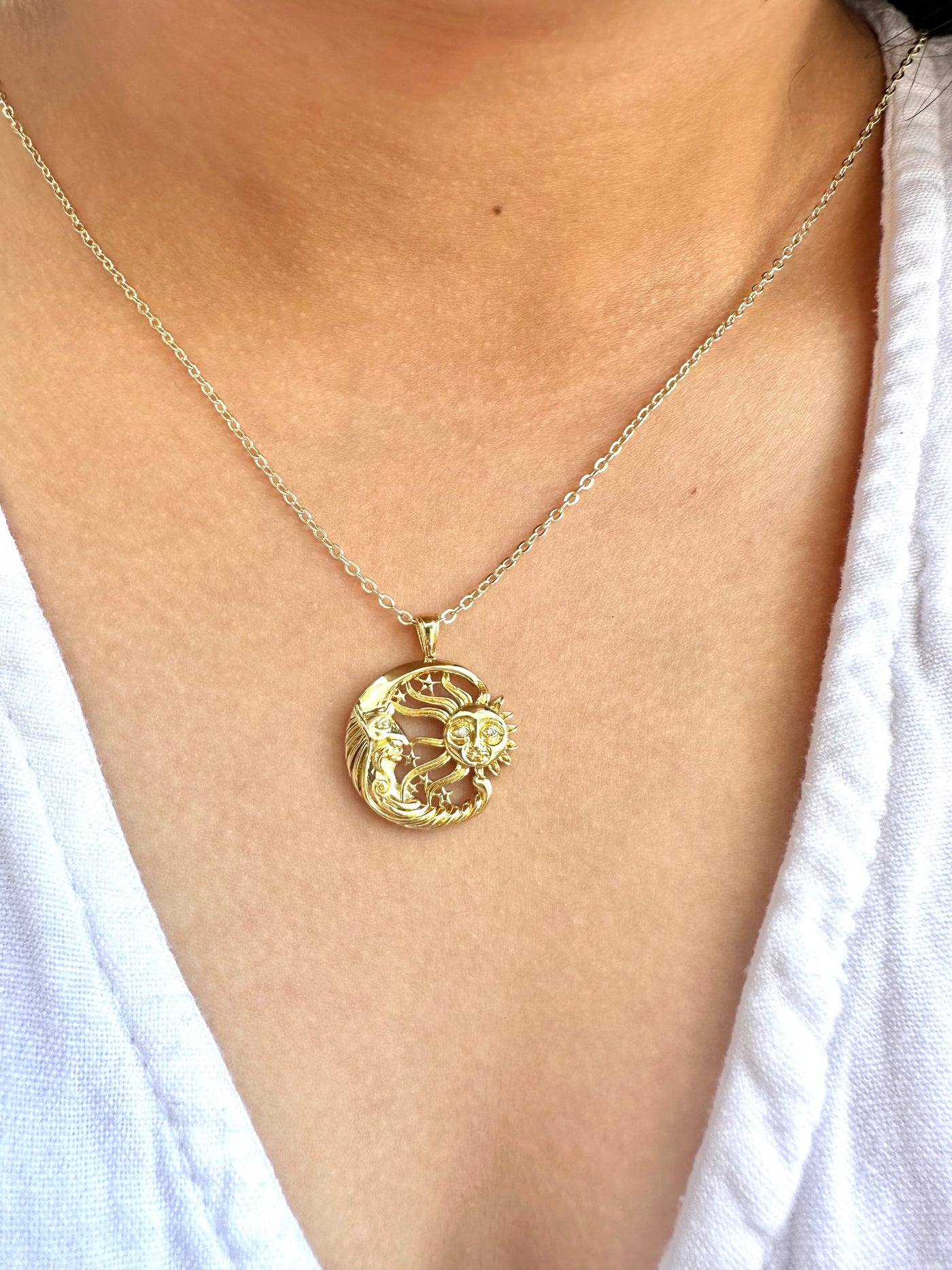 Sun And Moon Necklace