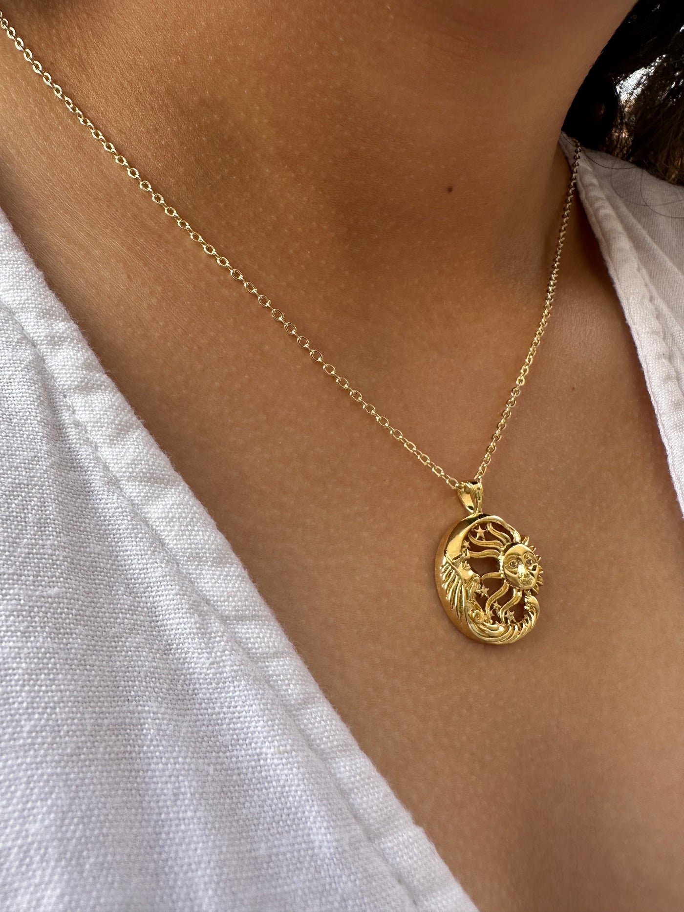 Sun And Moon Necklace