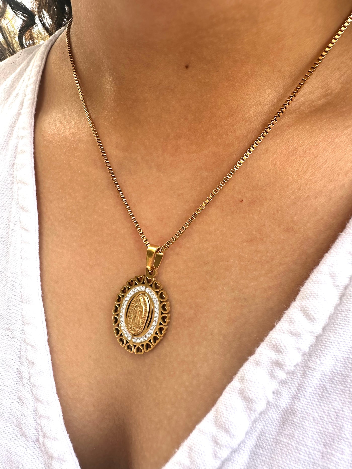 Virgin Mary Necklace