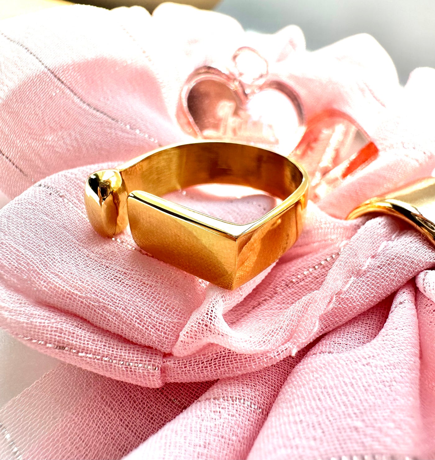 Gold Stainless Steel Ring