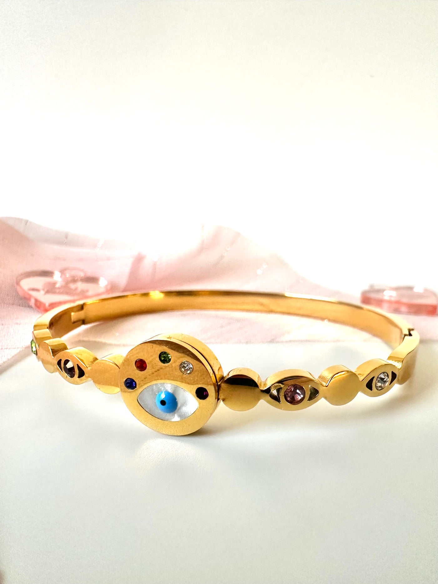 Eye Bangle Bracelet