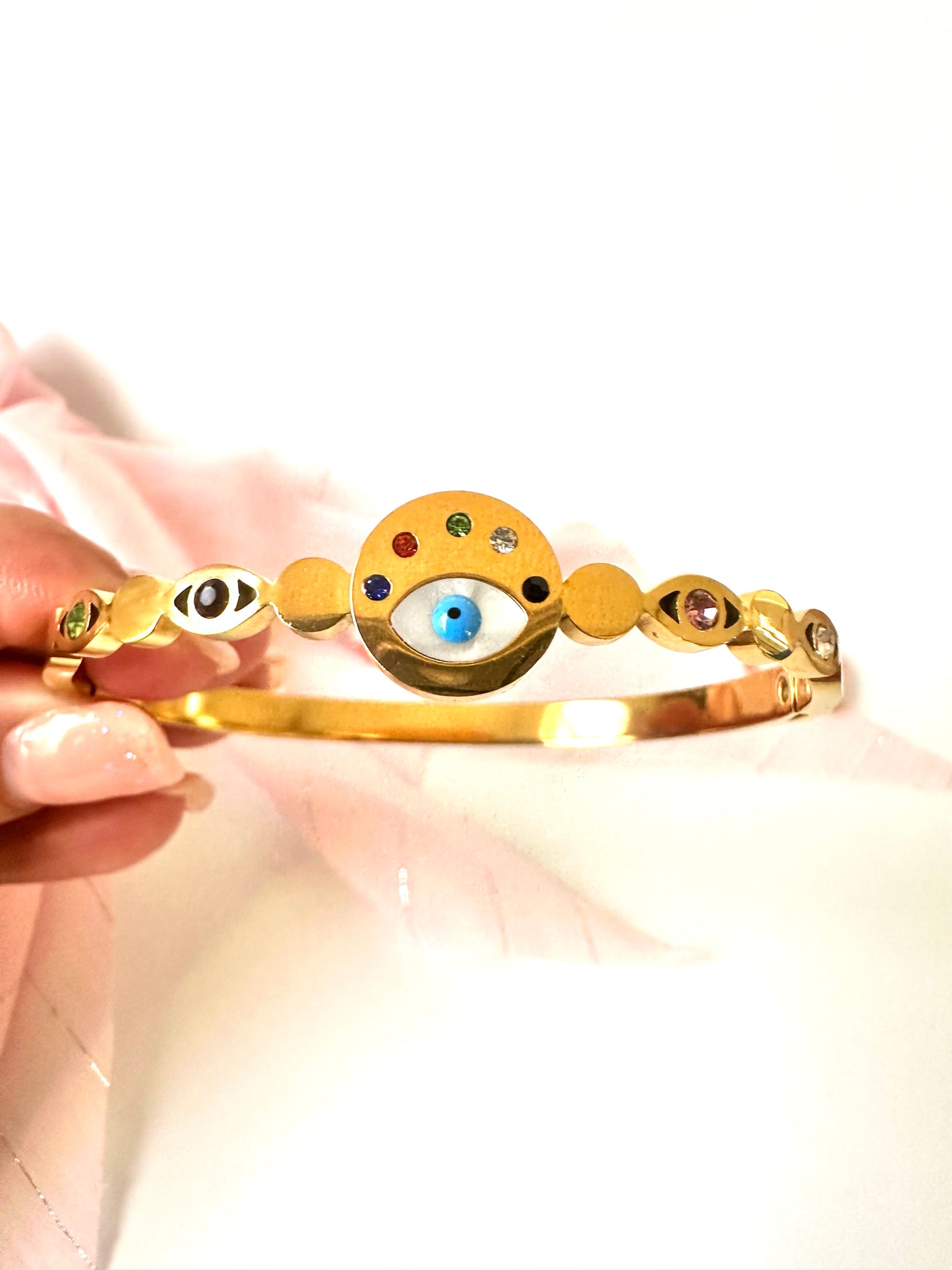 Eye Bangle Bracelet