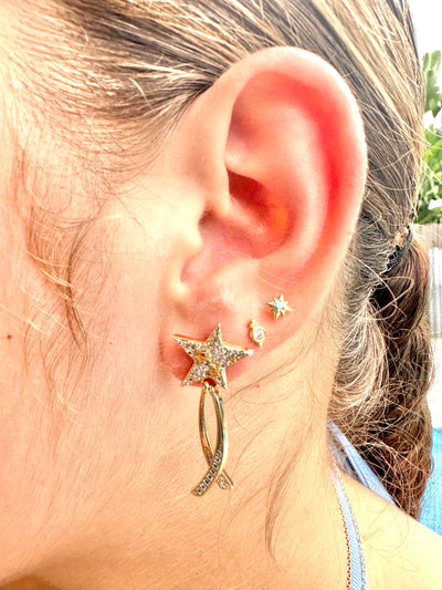 Tiny Star Earrings