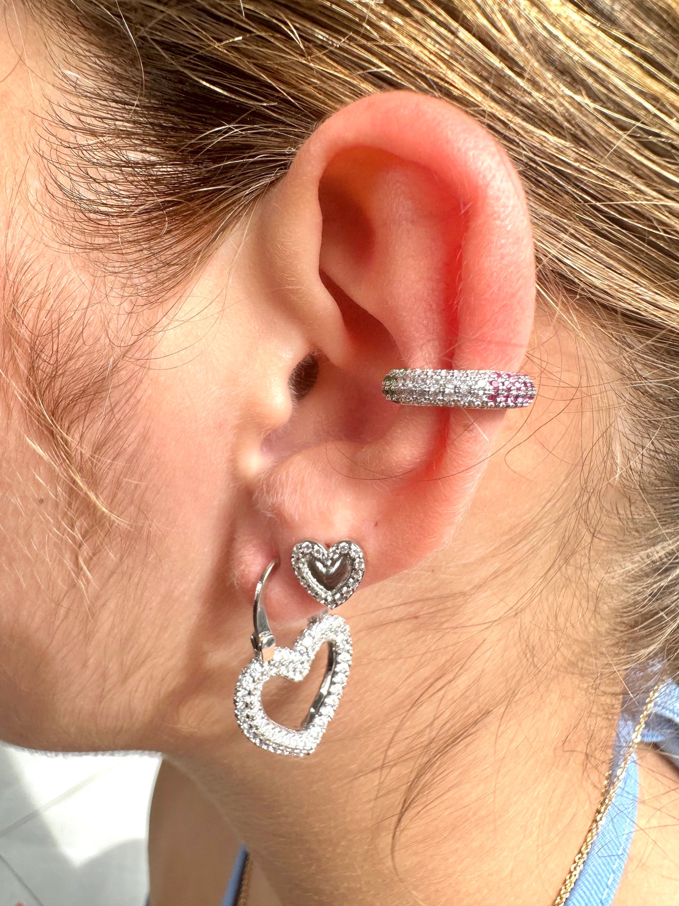 Hearts Stud Earrings