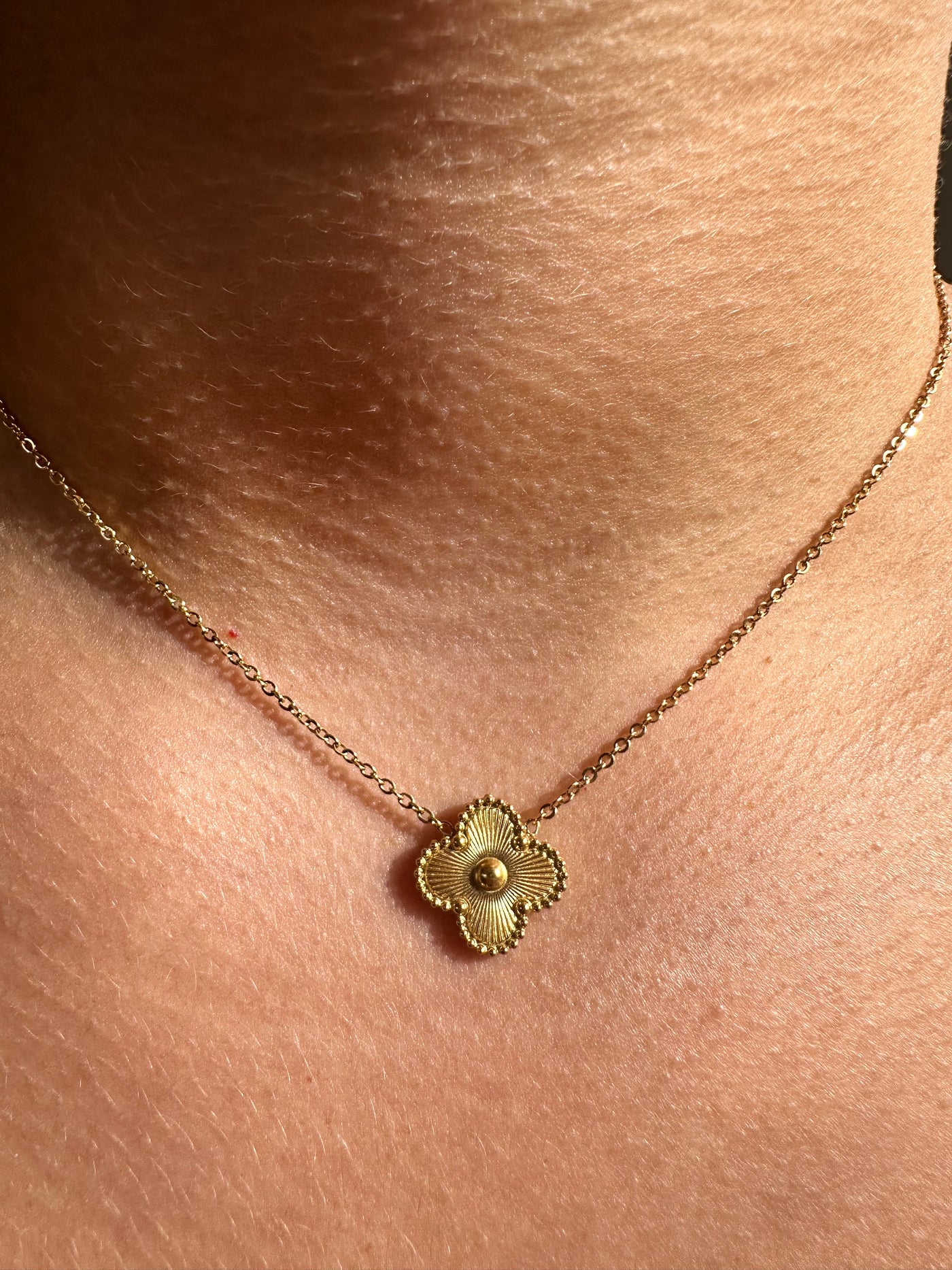 Gold Clover Necklace