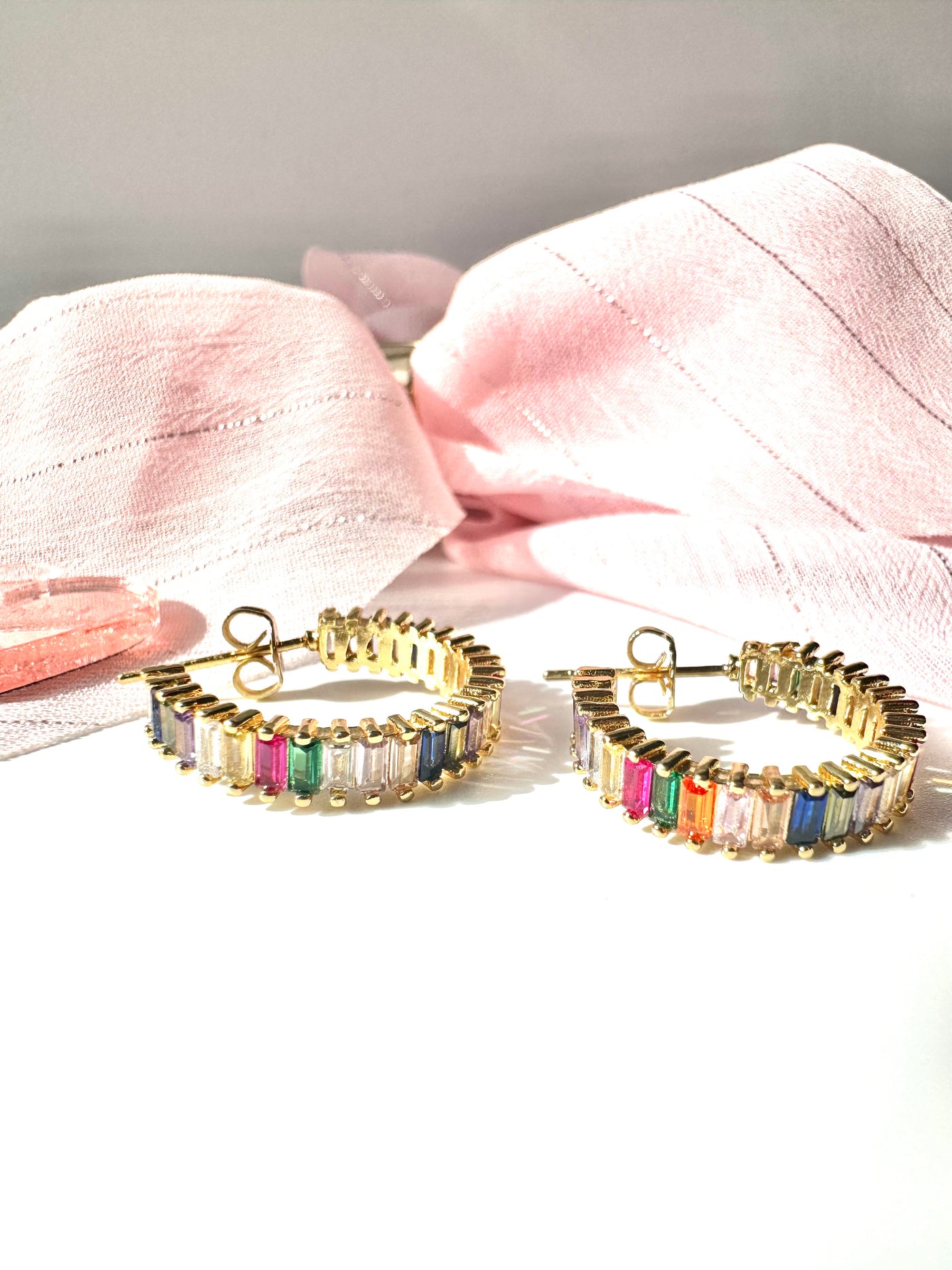 Gold Colors Hoops Earring