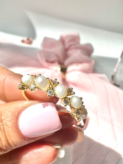 Handmade Pearls Ring