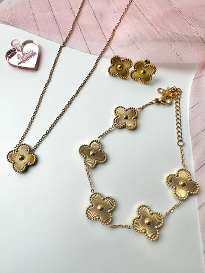 Gold Clover Necklace