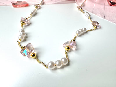 Pearls and Butterfly Necklace