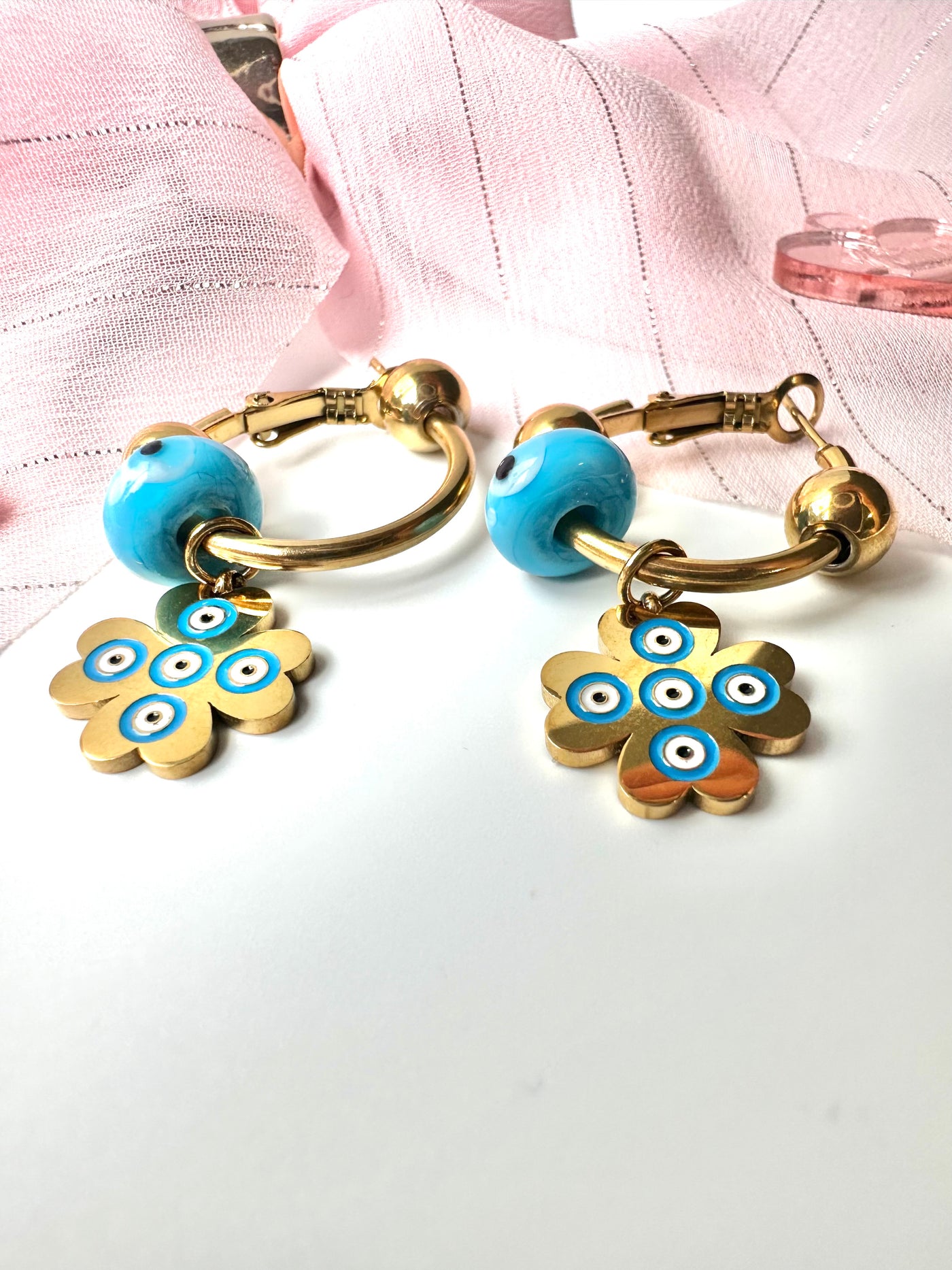 Eye Hoops Earring