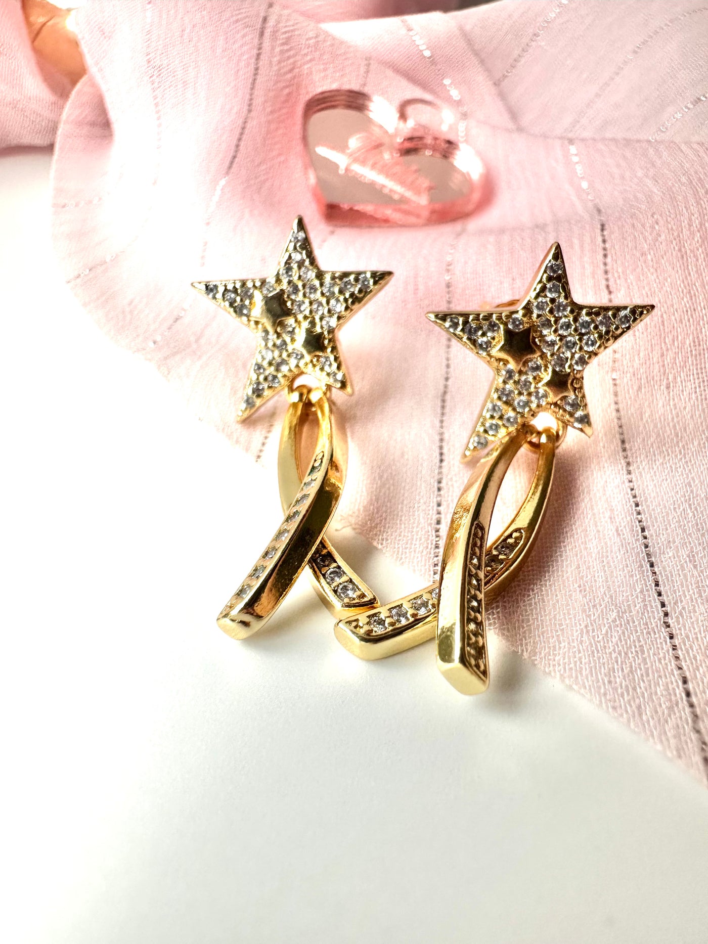 Long Star Earring