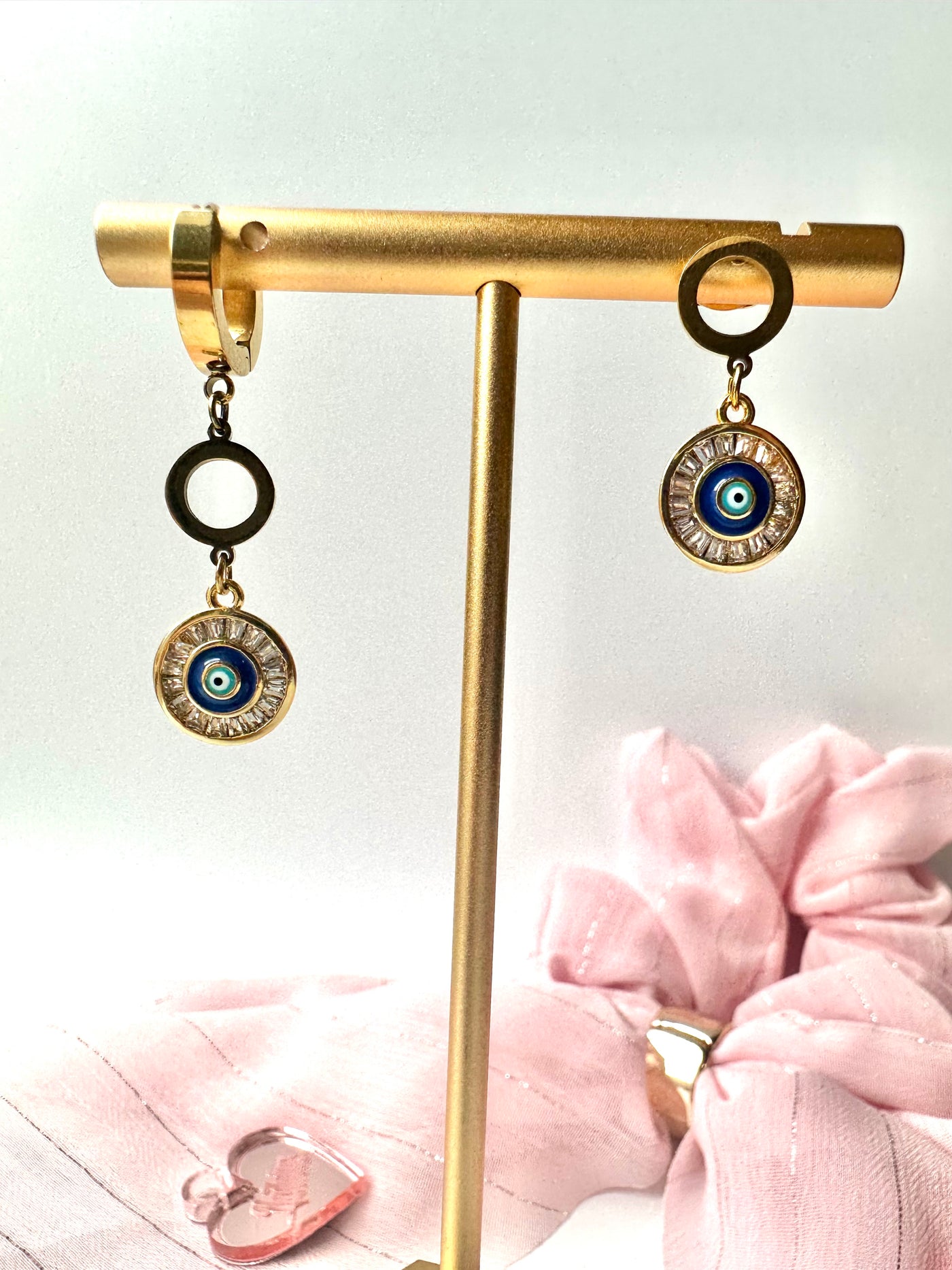 Eye Short and Long Earring