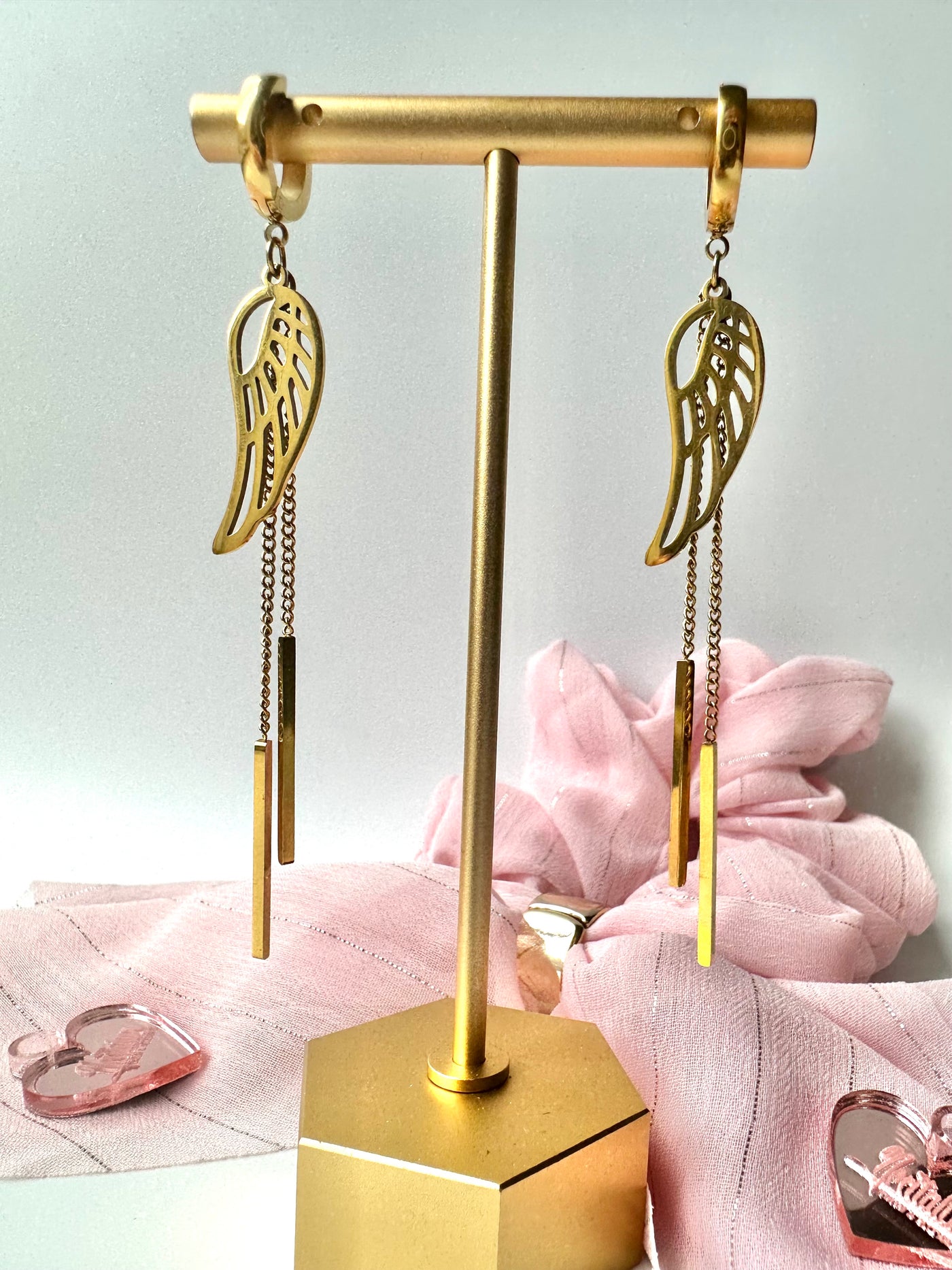 Long Wings Earrings Set