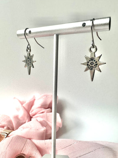 Silver Drop Earring