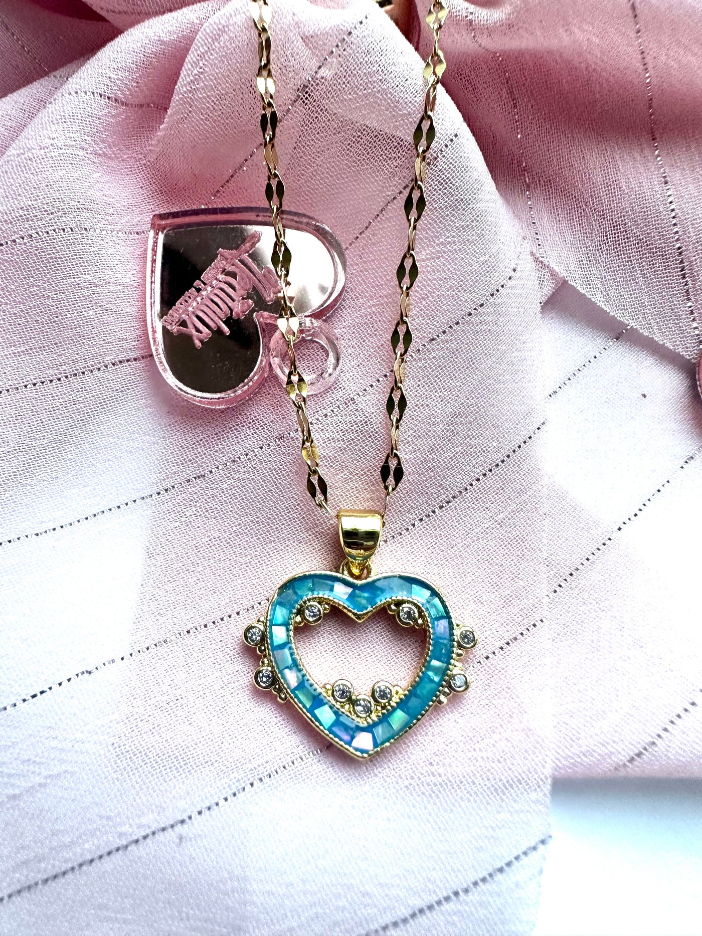 Heart Blue Necklace