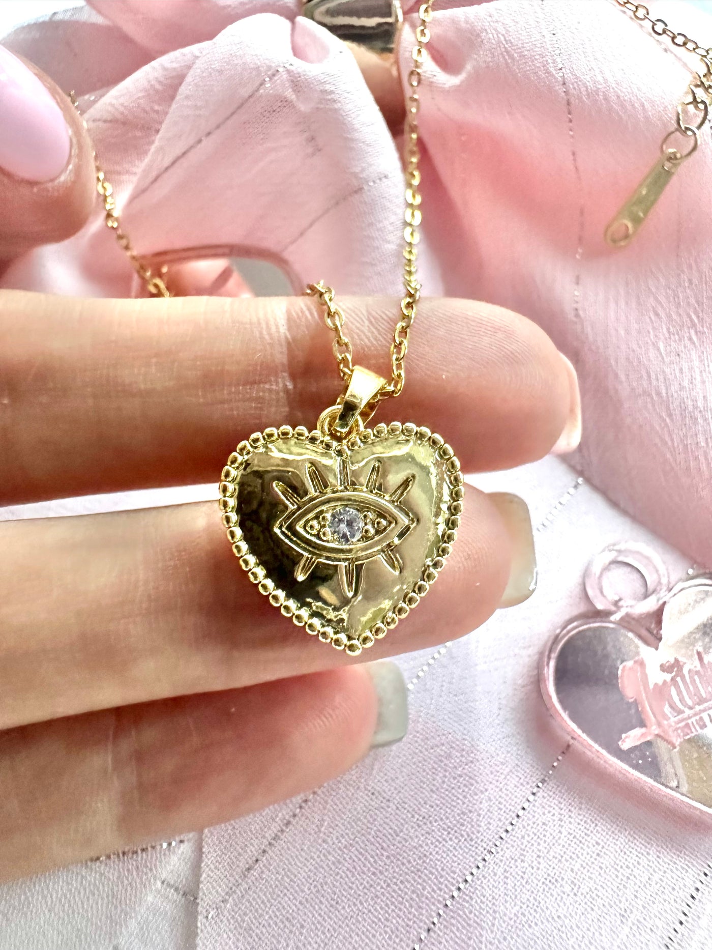 Heart Eye Necklace