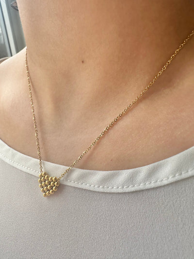 DOTS HEART NECKLACE