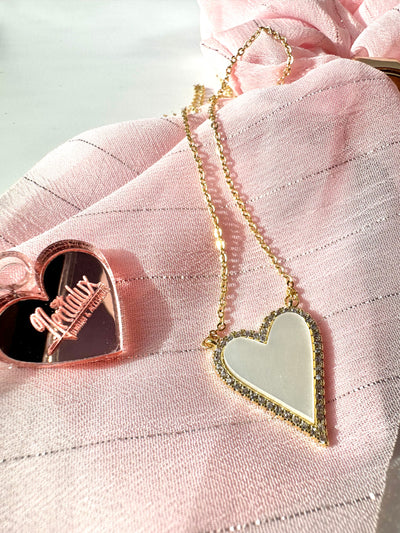 Zirconia Heart Necklace