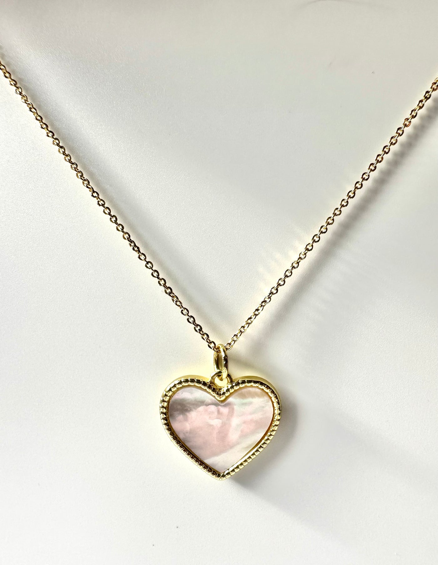 Nacre Pearl Heart Necklace