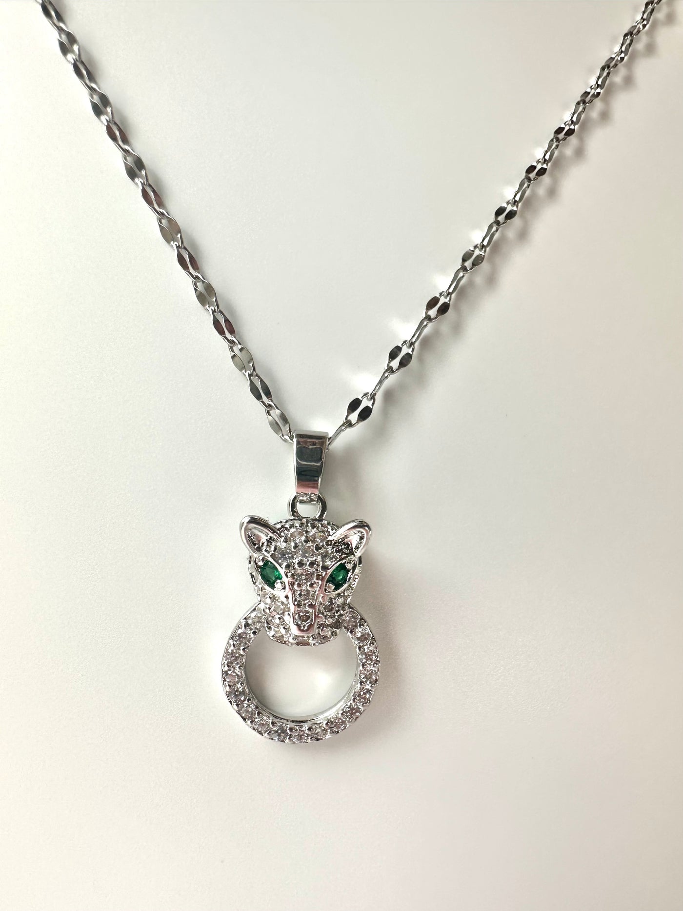 Silver Tiger Necklace