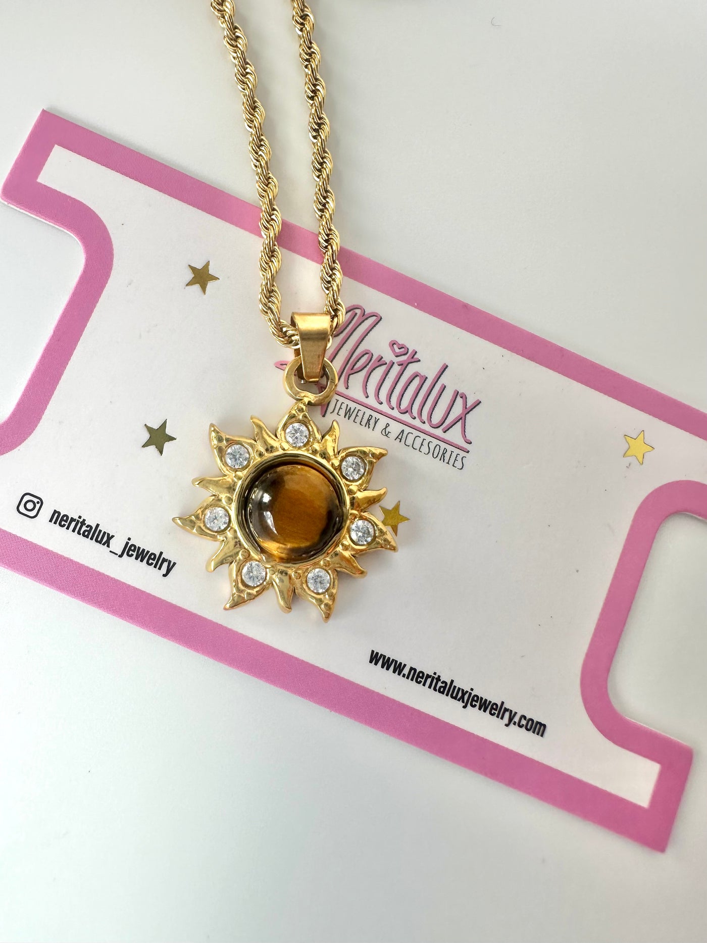 AMBER SUN NECKLACE