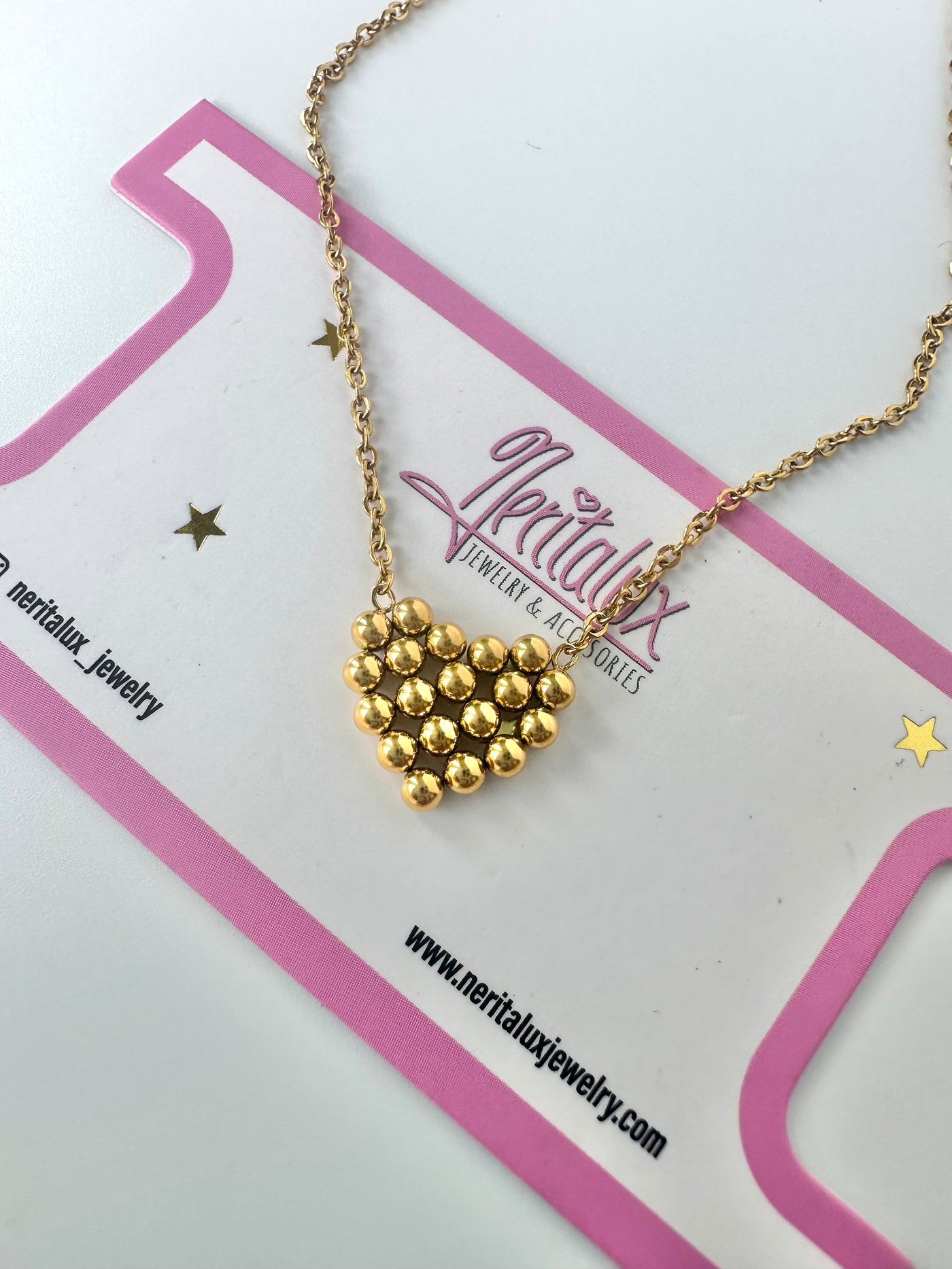 DOTS HEART NECKLACE