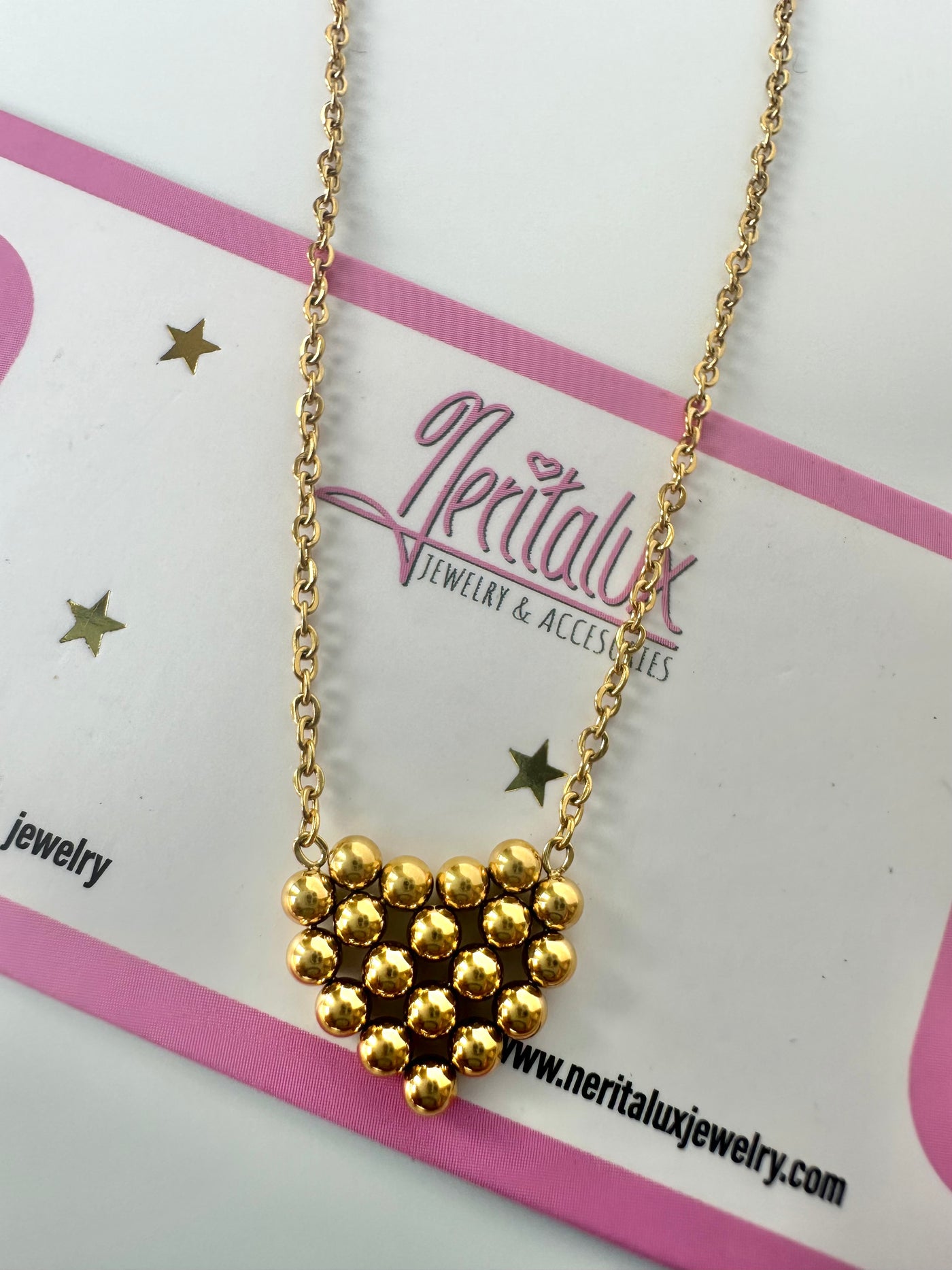 DOTS HEART NECKLACE