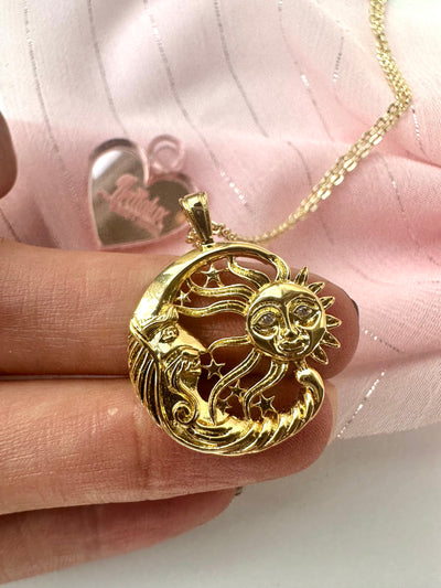 Sun And Moon Necklace