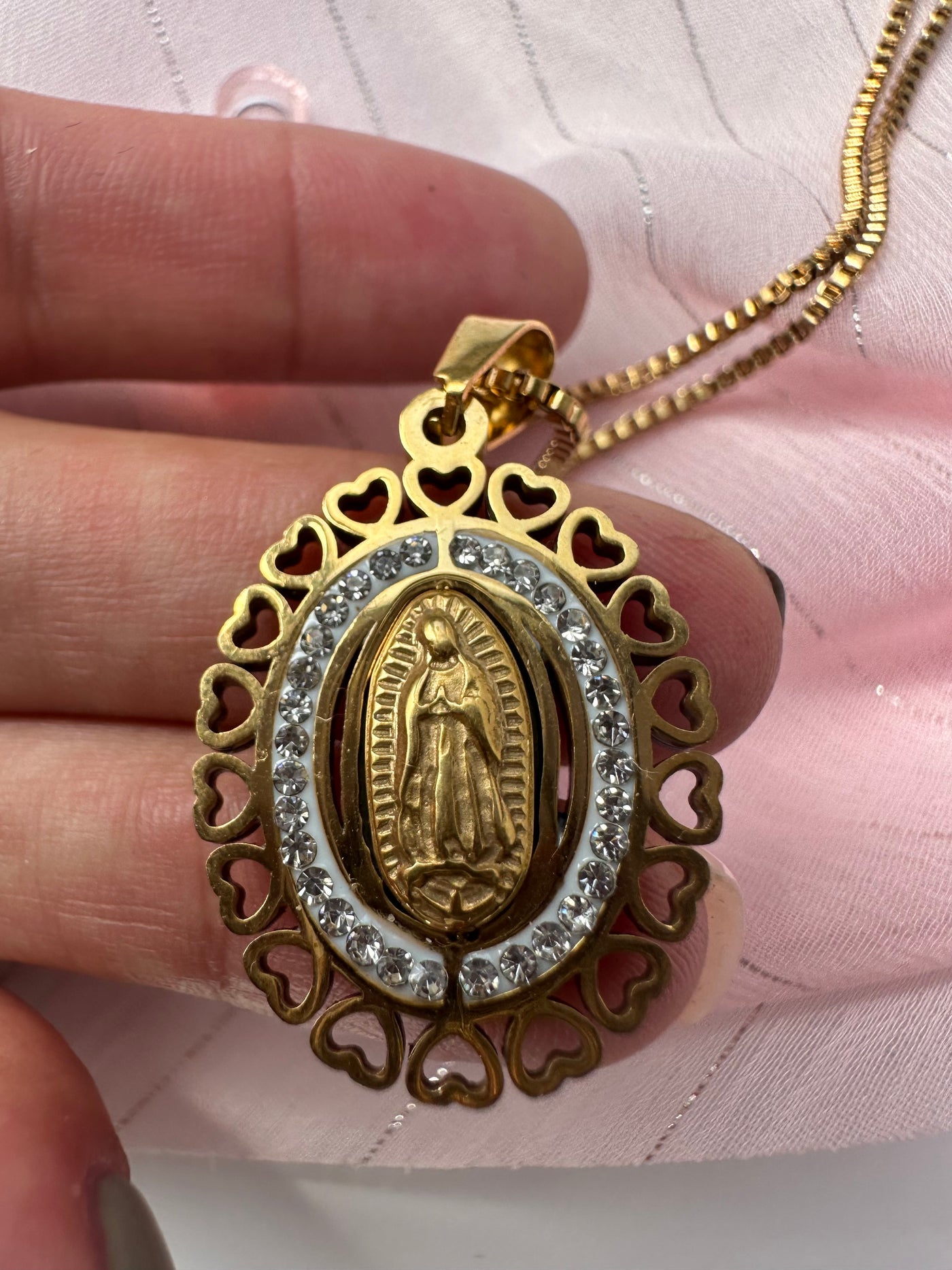 Virgin Mary Necklace