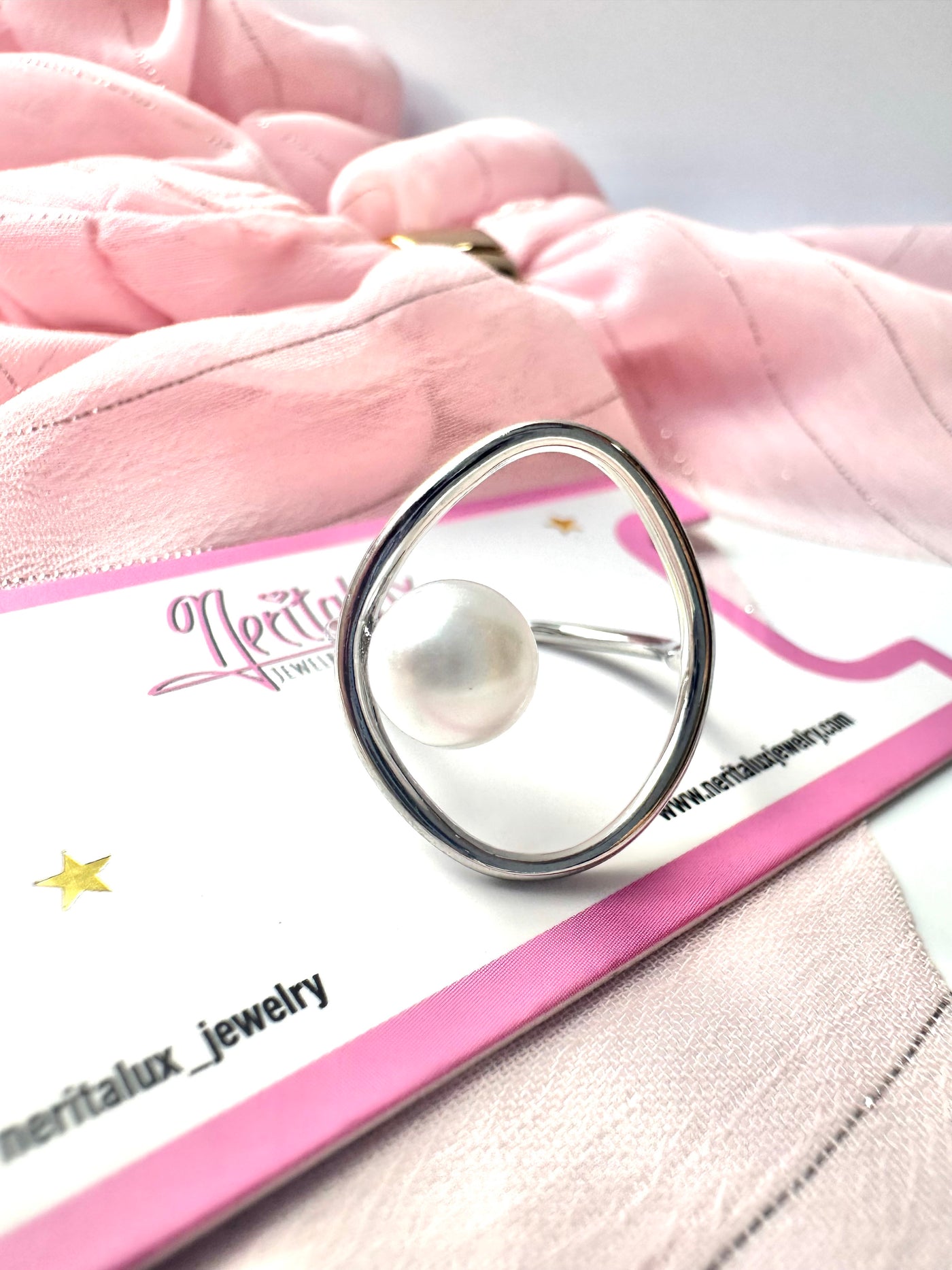 OVAL SILVER OPEN RING