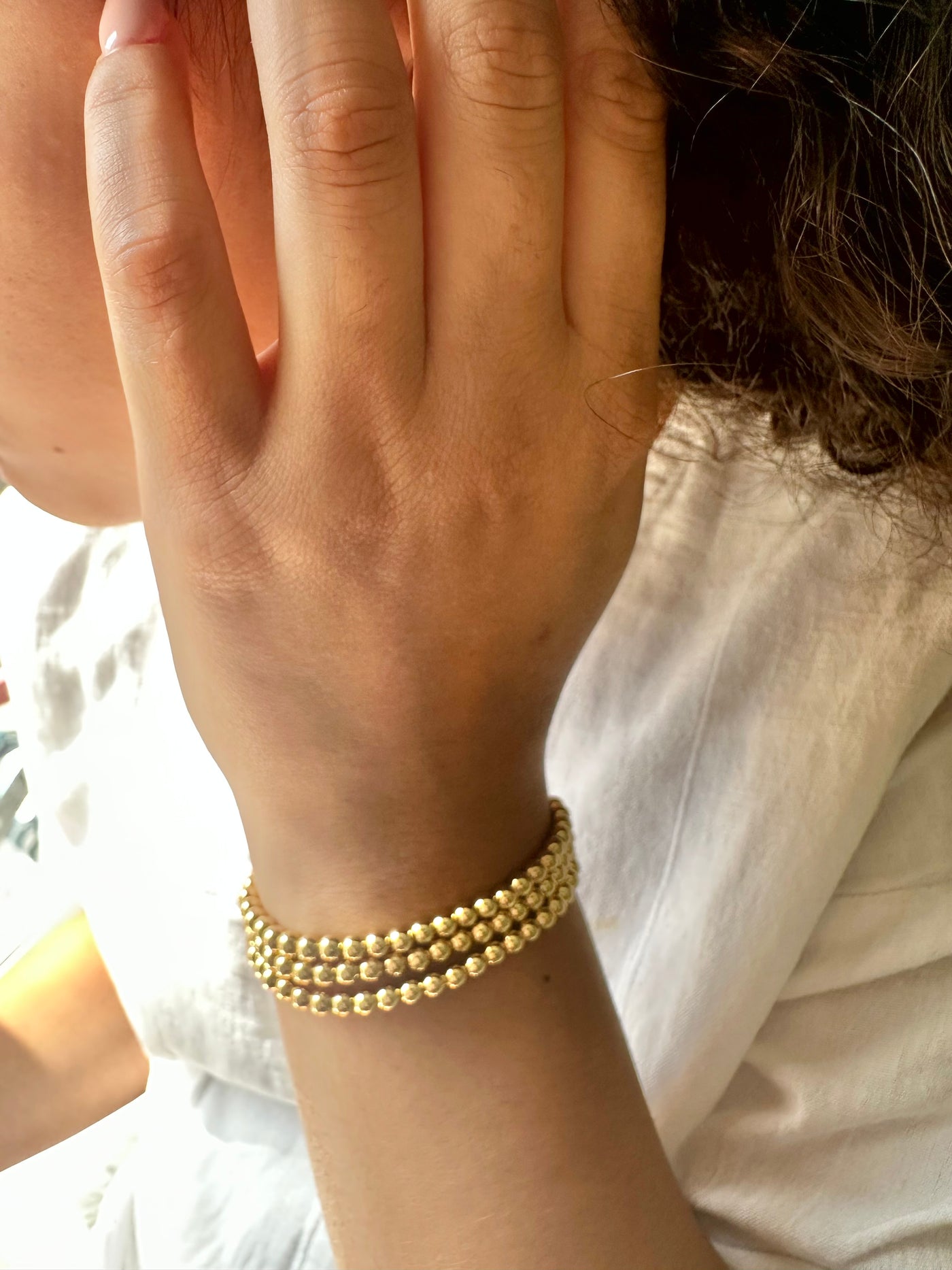 Gold Beads Bracelets