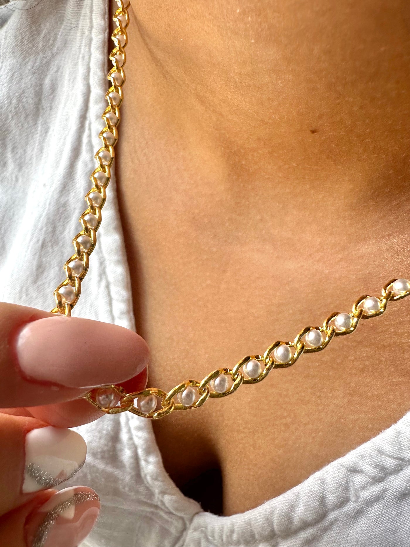 Pearl Gold Necklace