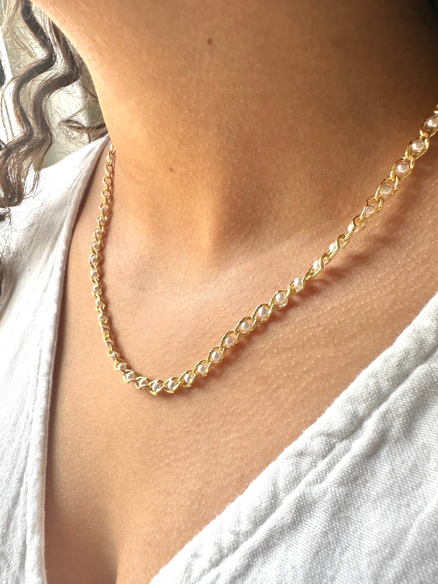 Pearl Gold Necklace