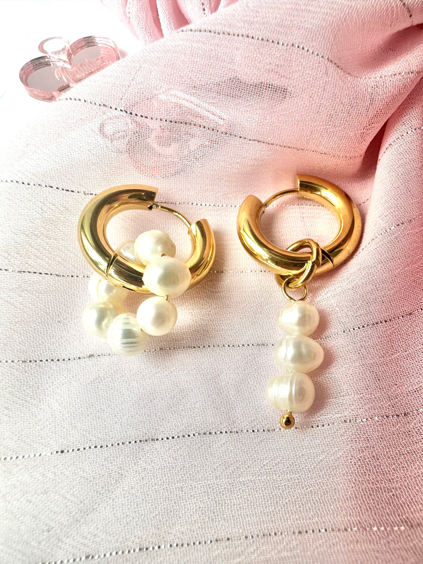 Pearl Hoops