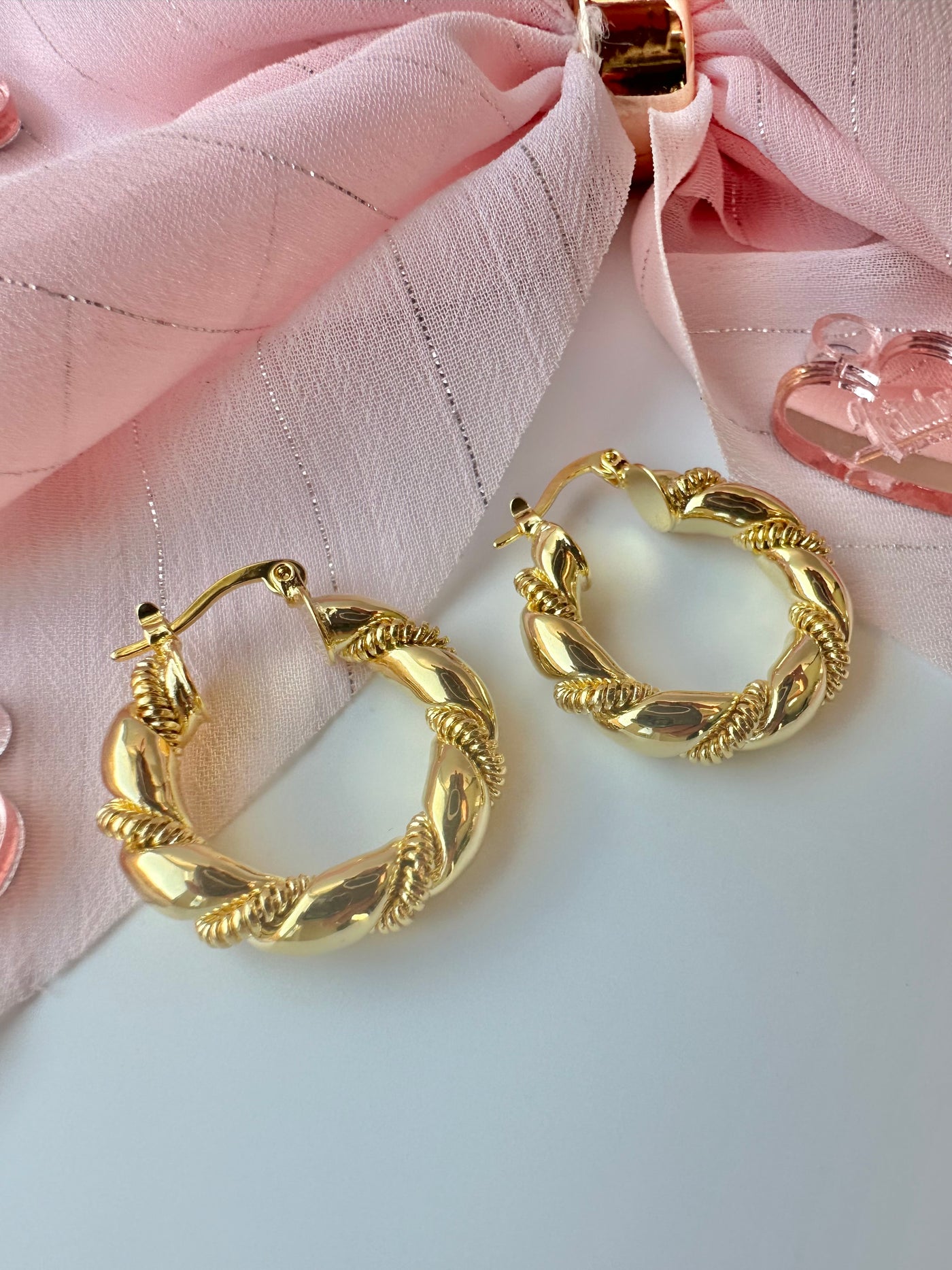 Twisted Hoops Earrings