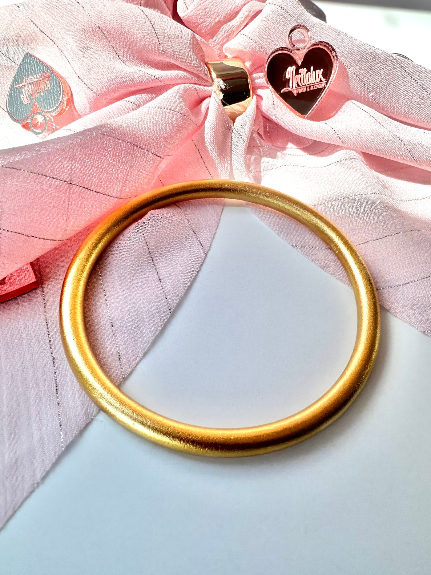 Circle Gold Bangle Bracelet