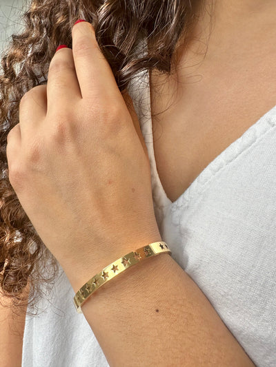 Star Bangle Bracelet