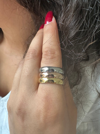 Trio Plain Ring