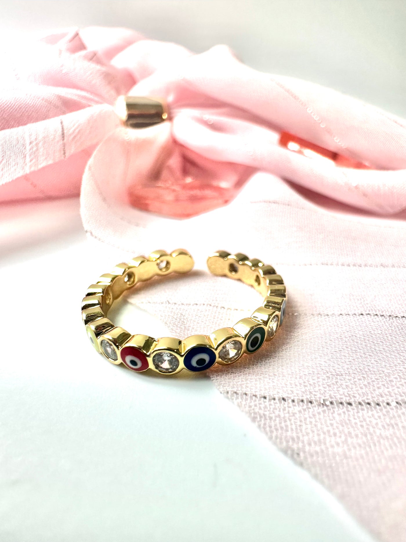 Gold Eye Rings