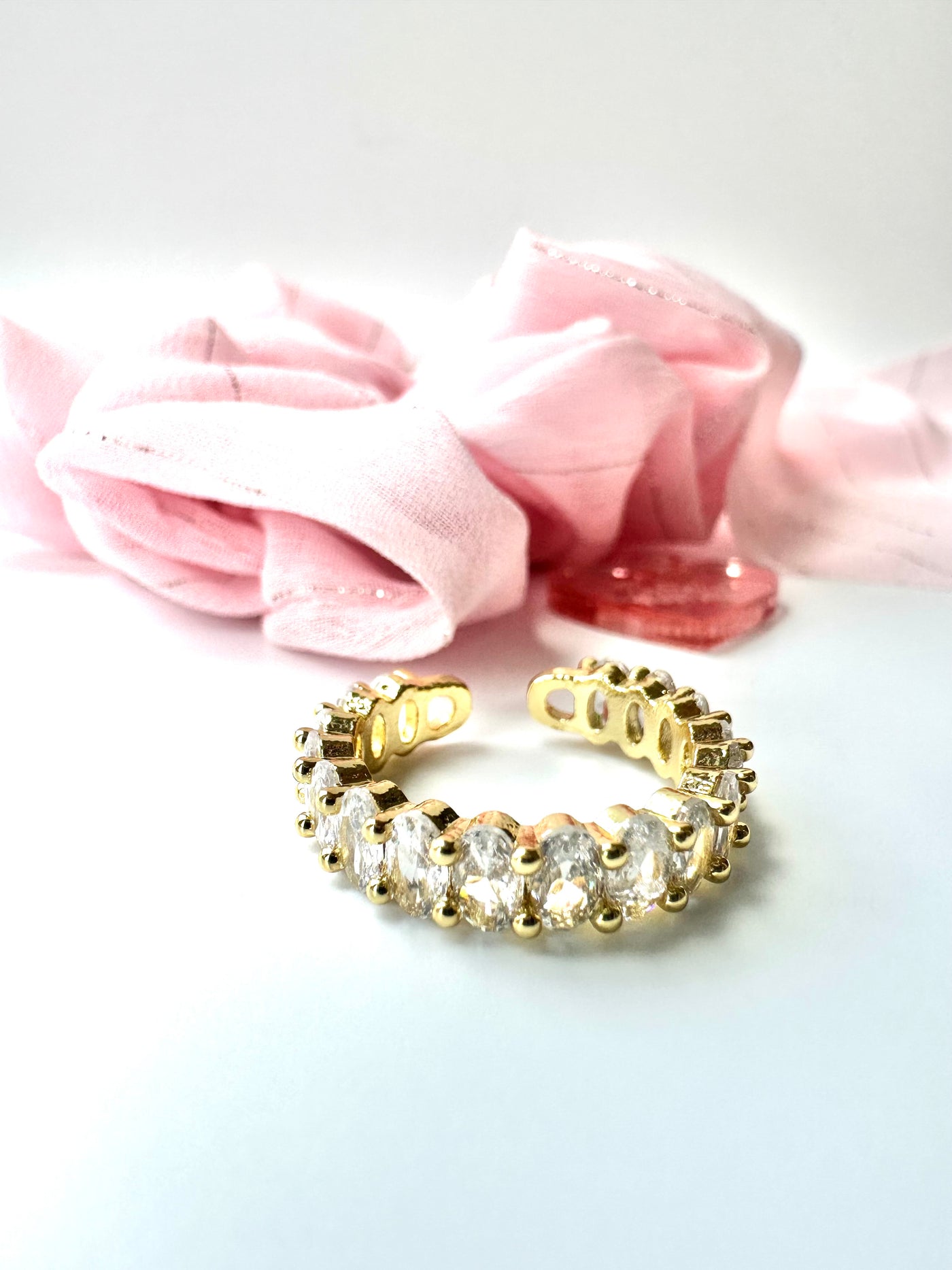 Gold Zirconia Ring