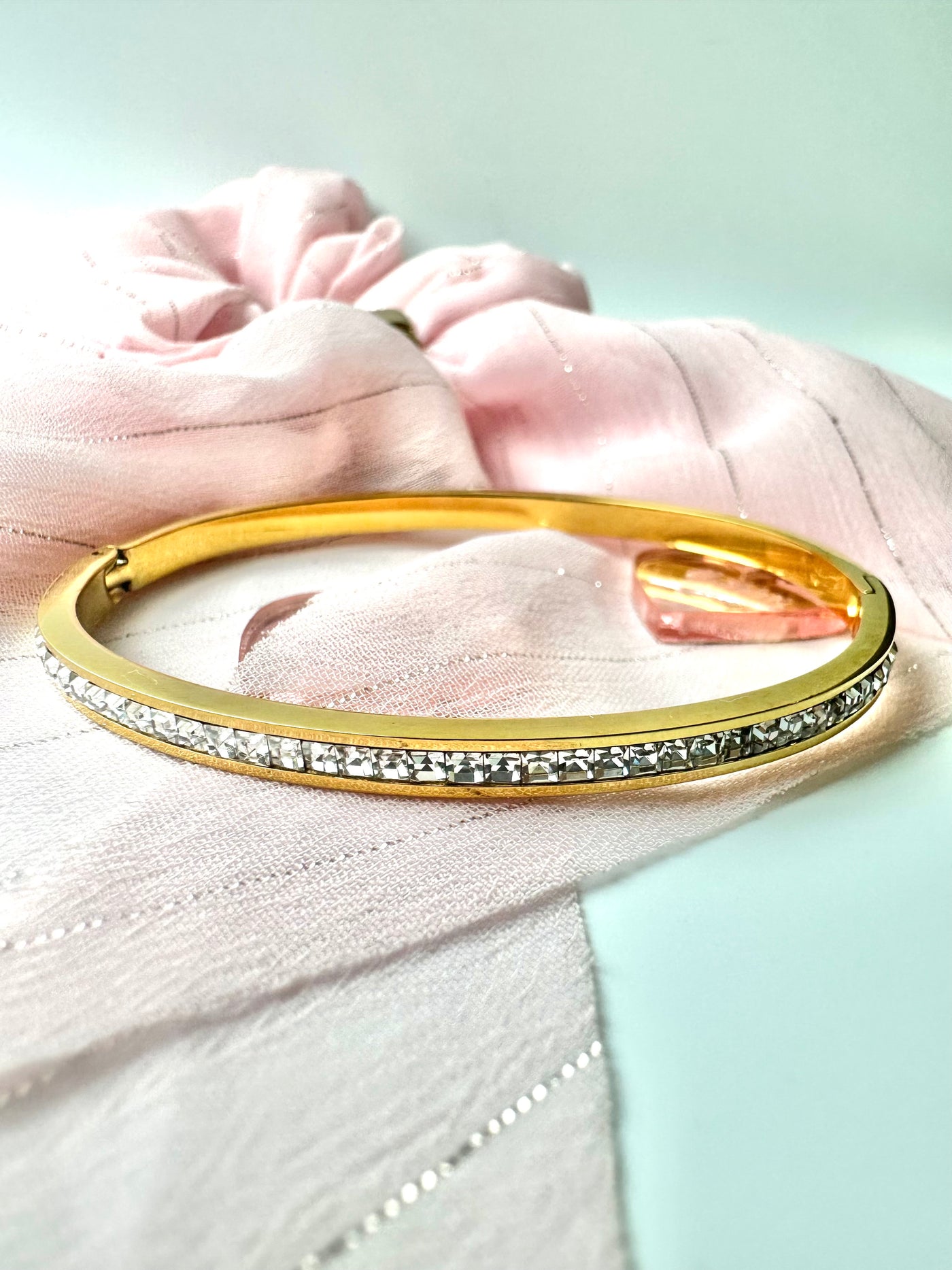 Zirconia Bangle Bracelet